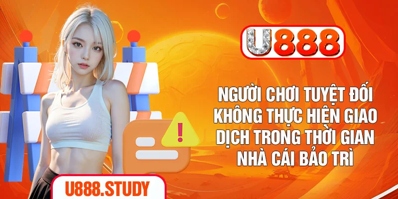 Người chơi tuyệt đối không thực hiện giao dịch trong thời gian nhà cái bảo trì